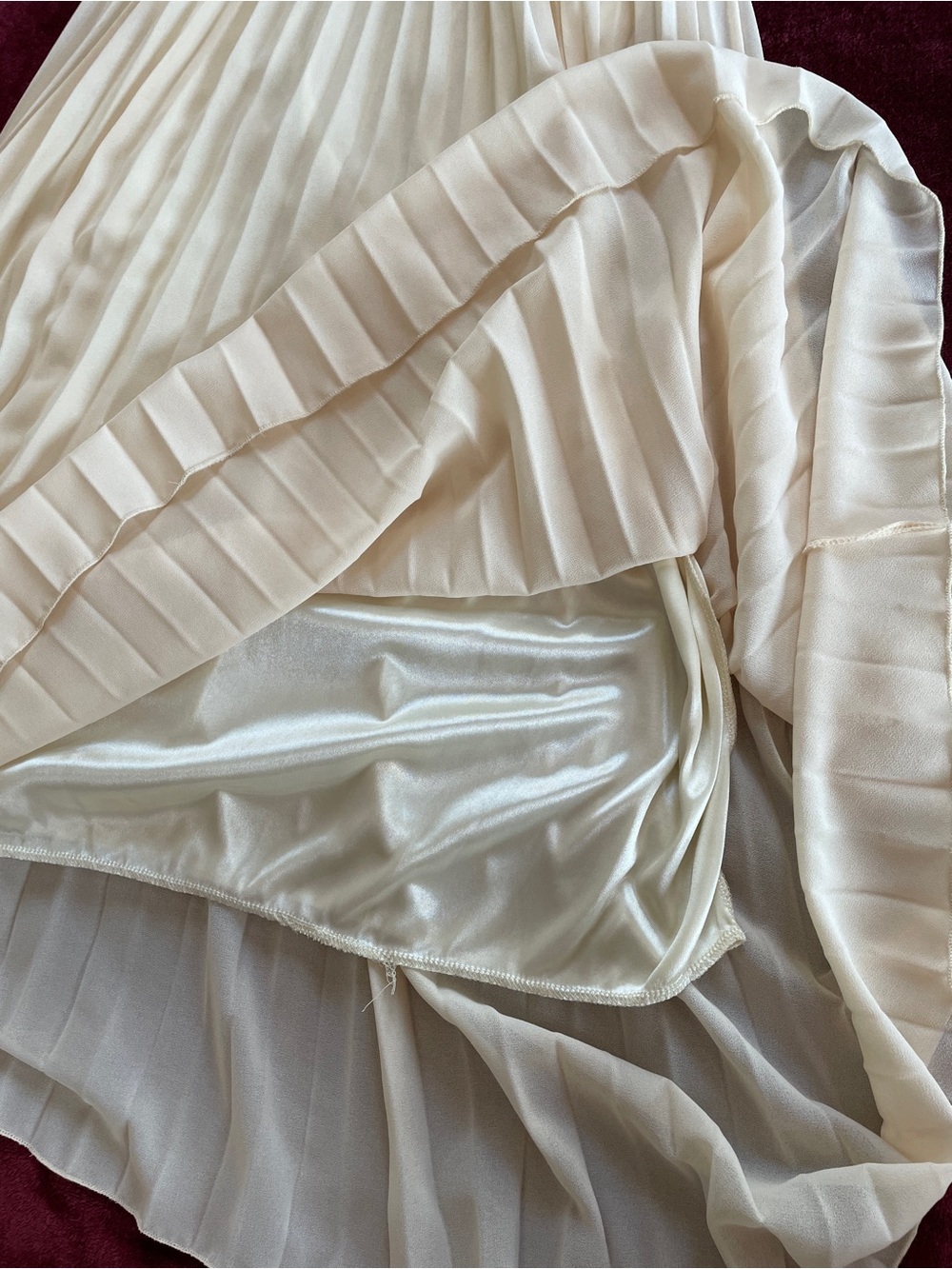 Kalo Moda Cream White Dress, S/M - Picture 4 of 7
